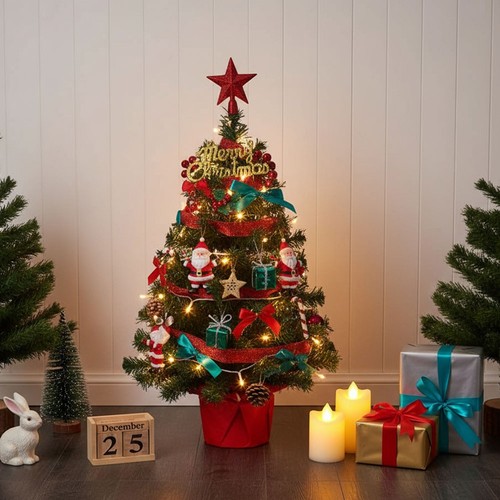 Pre lit artificial christmas - pre-lit,