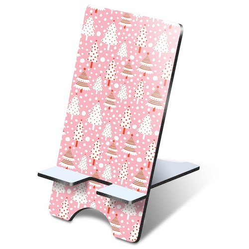 Mdf mobile phone stand - -, pink