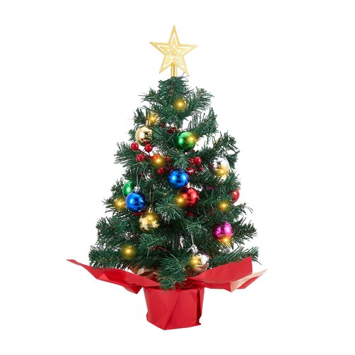 Pre lit artificial christmas - artificial,