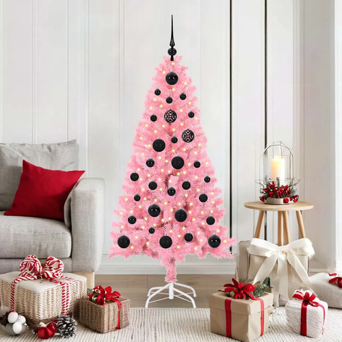 Walplus pre lit pink christmas - walplus,