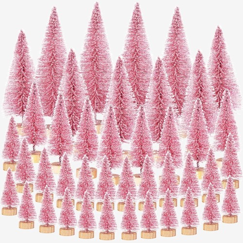 42pcs artificial pink - 42pcs,