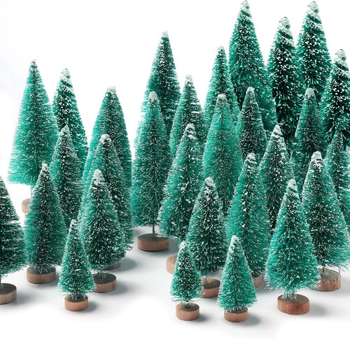 30pcs mini christmas trees - mini,