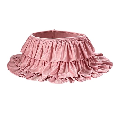 Gathered ruffle christmas tree - christmas,