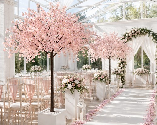 210cm pink cherry - pink, tree