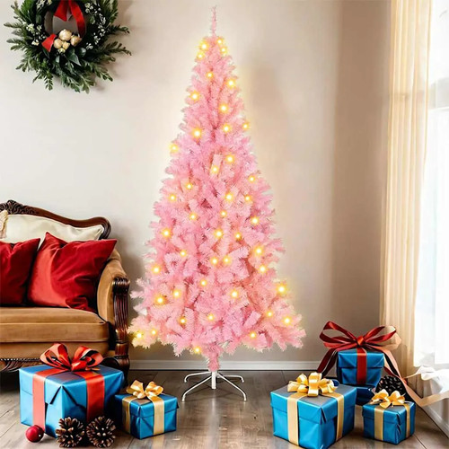 Walplus pre lit pink - walplus,