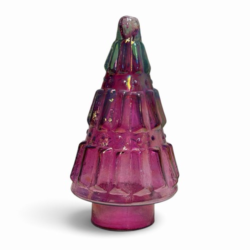 Pink iridescent glass - iridescent,